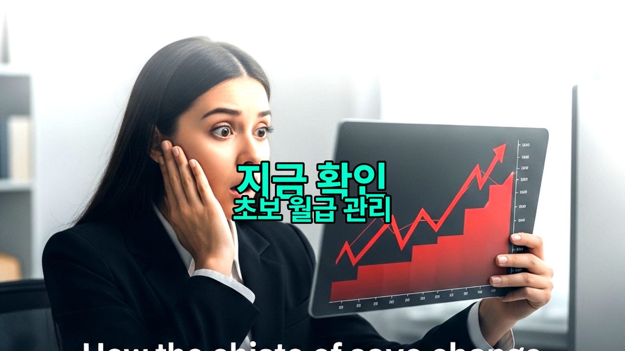 초보 월급 관리 7일만에 바뀌는 방법
