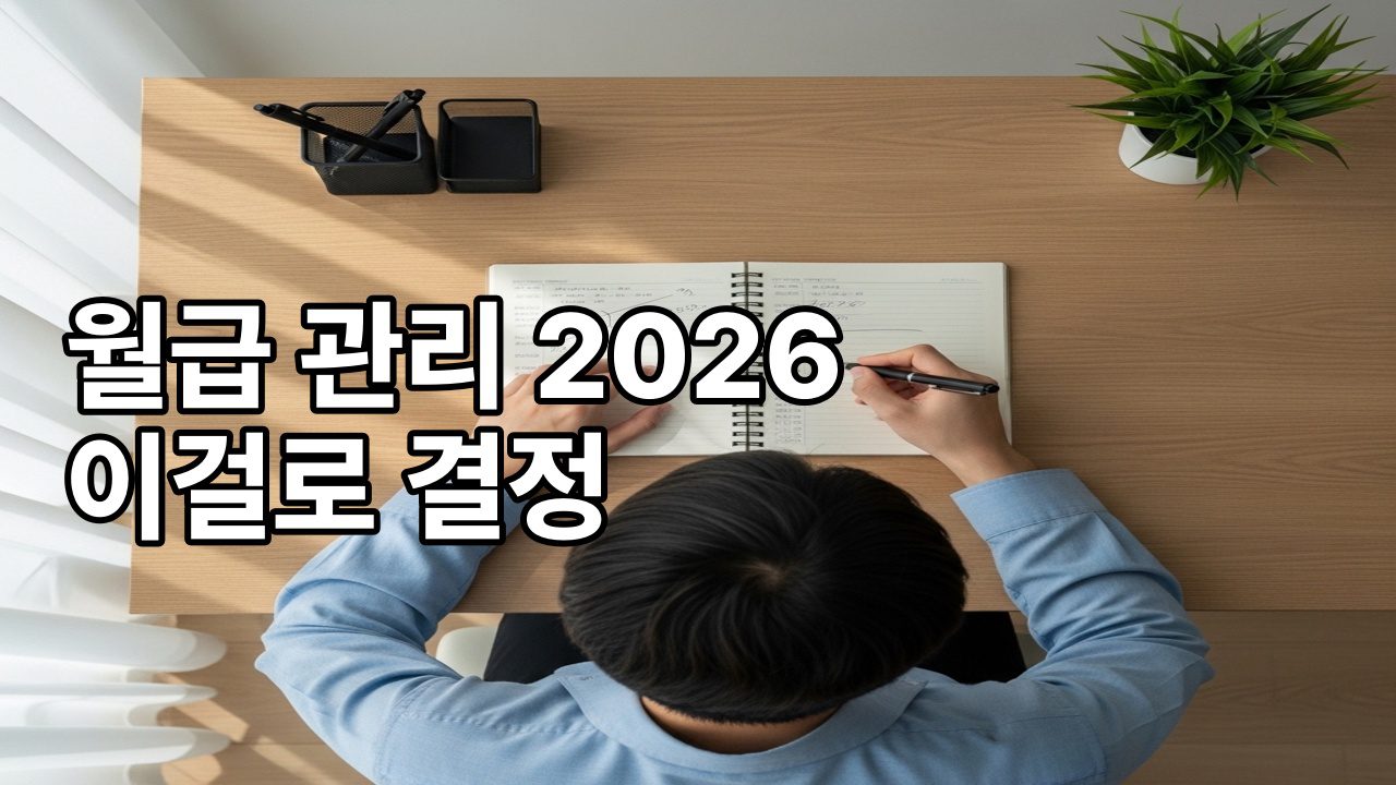 월급 관리 2026 월 100만원 모으는 방법