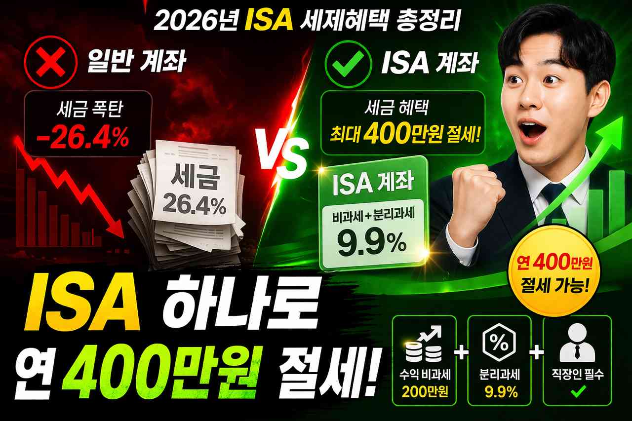 년 ISA 계좌 세제혜택 총정리